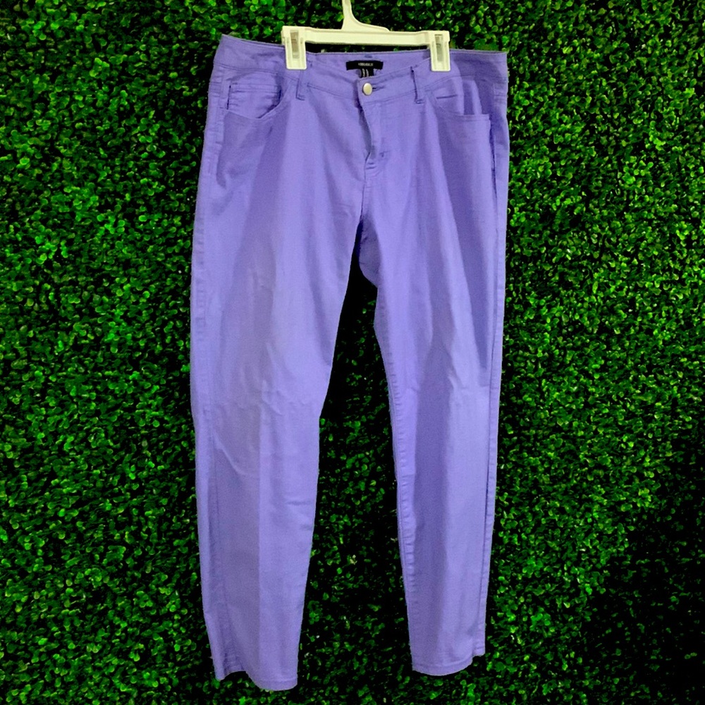 Violet colored Stretch Pants